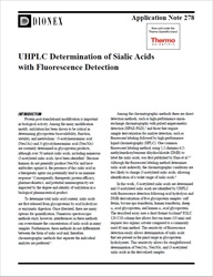 UHPLC Determination of Sialic Acids with Fluorescence Detection